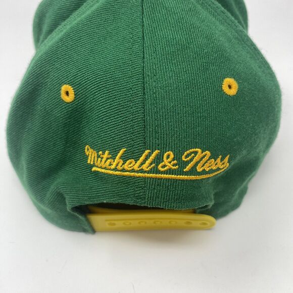 Supersonics Wool Hat Mitchell Ness Snapback Basketball Cap Hardwood Classics - Picture 3 of 8